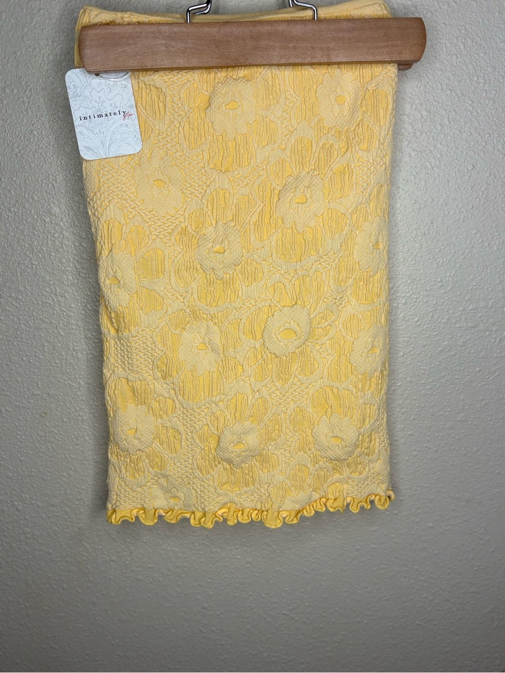 Free People Favorite Find Tube Top- M/L -Women’s-NWT-Butter Yellow